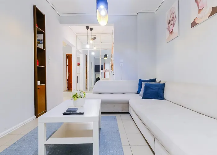 95sqm 7min Center 2bdrms 2airco Gas Heating Marble Wc 3smarttvs * Salonicco