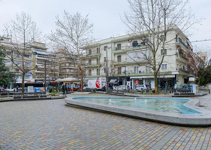 95sqm 7min Center 2bdrms 2airco Gas Heating Marble Wc 3smarttvs Salonicco